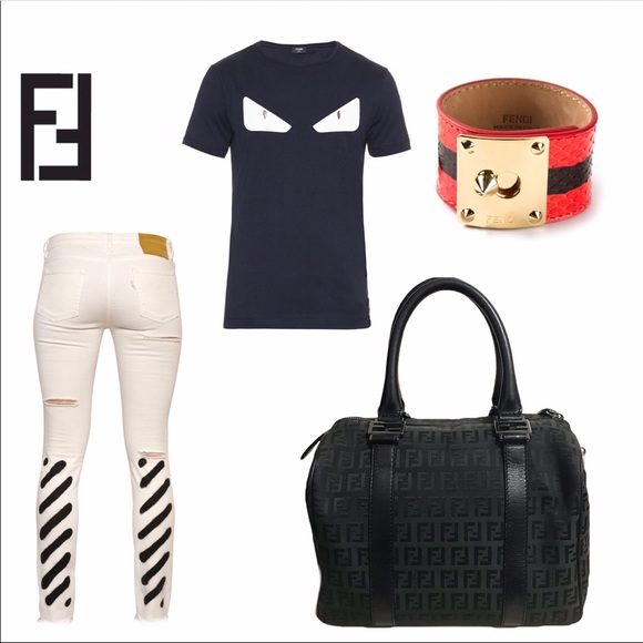 Fendi Handbags - 🔴SOLD🔴 Fendi Zucchino Boston bag